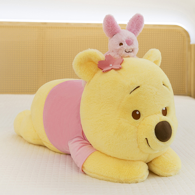 可爱趴趴维尼熊玩偶小熊玩偶公仔抱抱熊睡觉抱枕毛绒玩具生日礼物