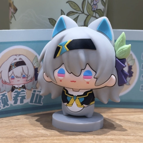 萤猫猫同人周边6.5cm高度可爱摆件娃娃生日礼物