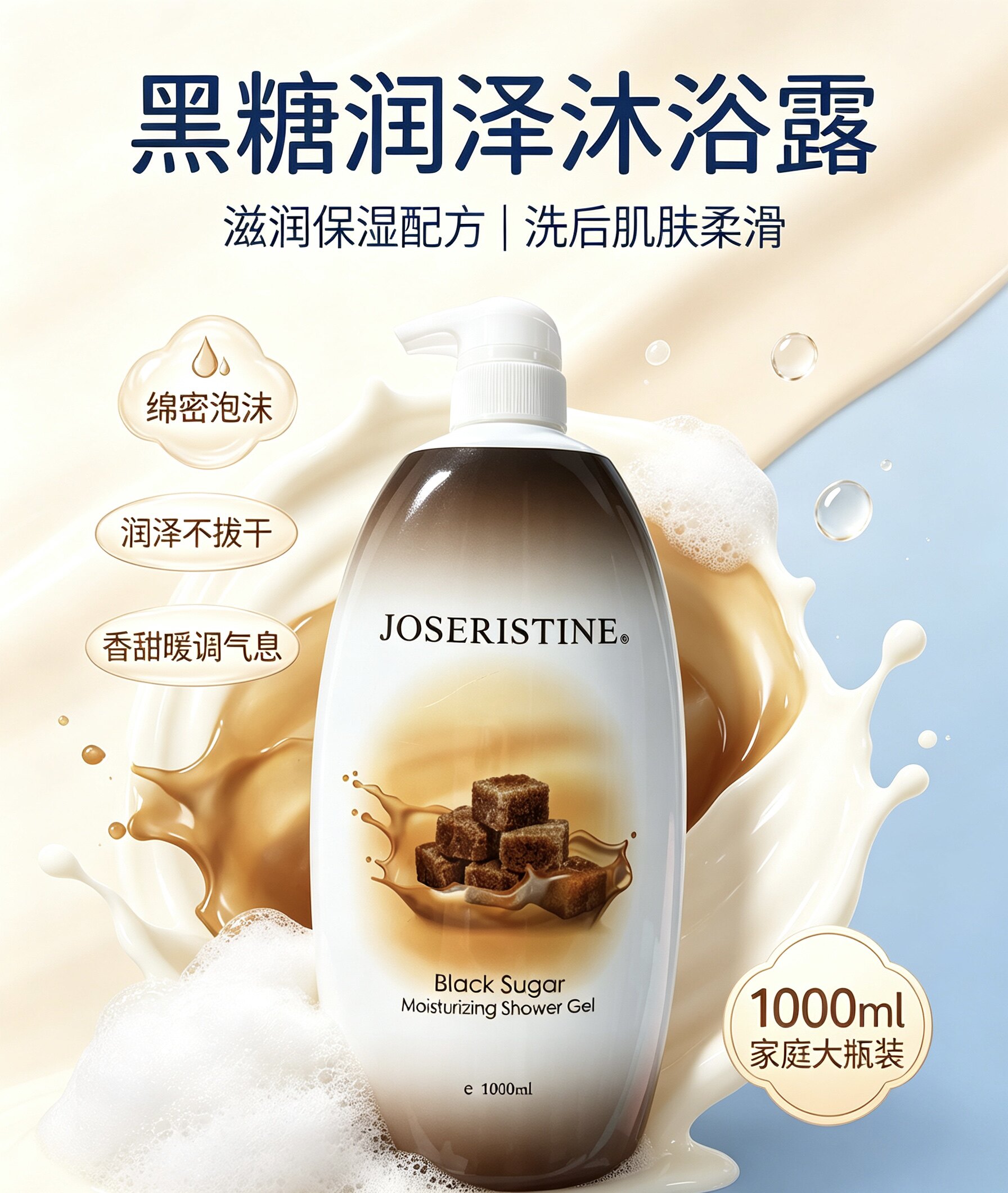 彩丰行黑糖沐浴露持久留香滋润保沐浴露