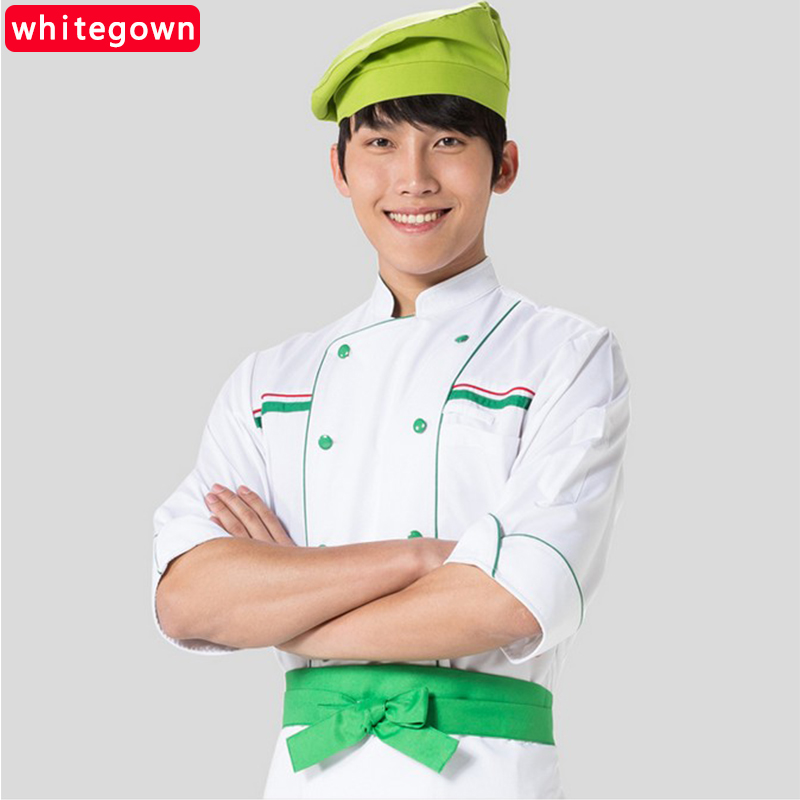 Veste chef cuisinier WHITEGOWN en coton - Ref 1907761 Image 3