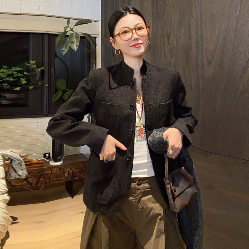 LUNA“吸运女王”高定贵族暗黑风3.6W高级时装西装外套