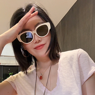 时光棱镜 LUNA 复古撞色百搭显脸小偏光太阳镜