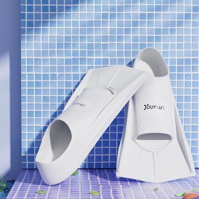 游泳脚蹼自由泳蛙泳硅胶短脚蹼