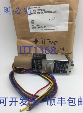 原装供应ITT 132P41CC3 压力开关 Neo-Dyn 98087 50 至 250 PSI