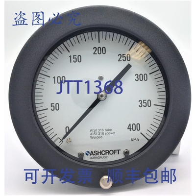 原装供应Ashcroft 60-1377-SS-04B-400KP Duragauge 6 英寸拨号连