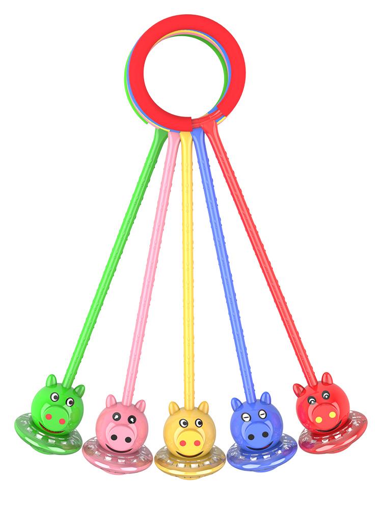 大人用套脚环夜光旋转圈跳跳球