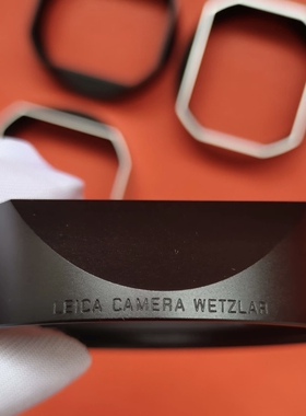 徕卡Q3 Q2镜头遮光罩 徕卡QP遮光罩 相机保护罩罩全新 黑色/银色