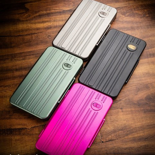 便携雪茄盒 航空铝阳极氧化5支装鲁宾斯基旅行雪茄保湿盒LUBINSKI