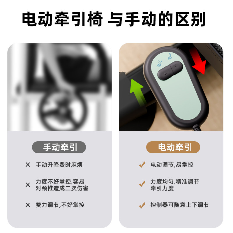 电动颈椎牵引椅矫正脊椎医家用锻炼护颈部吊脖子腰椎抗阻拉伸神器
