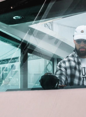 克莱汤普森同款字母印花just live男女夏季篮球运动短袖t恤