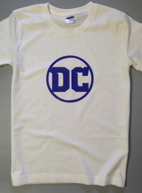 DC超级英雄蝙蝠侠超人闪电侠DC漫画t恤  DC新标志纯棉男女t恤