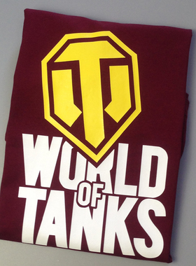 坦克世界 T恤 纯棉T恤WORLD OF TANKS坦克世界游戏 男纯棉短袖T恤