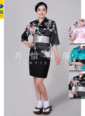 日式女服务员工作服夏装薄款