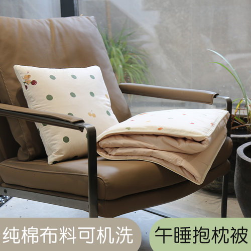 两用抱枕被，2024新款小清新抱枕被