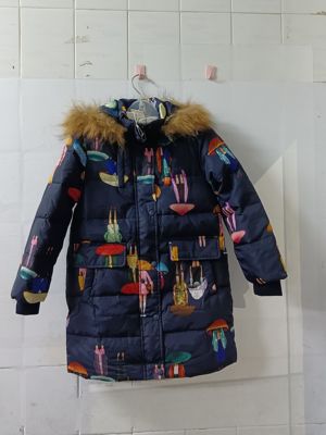 儿童男女童中长款羽绒服中大童秋冬季厚款洋气外套130.140.160