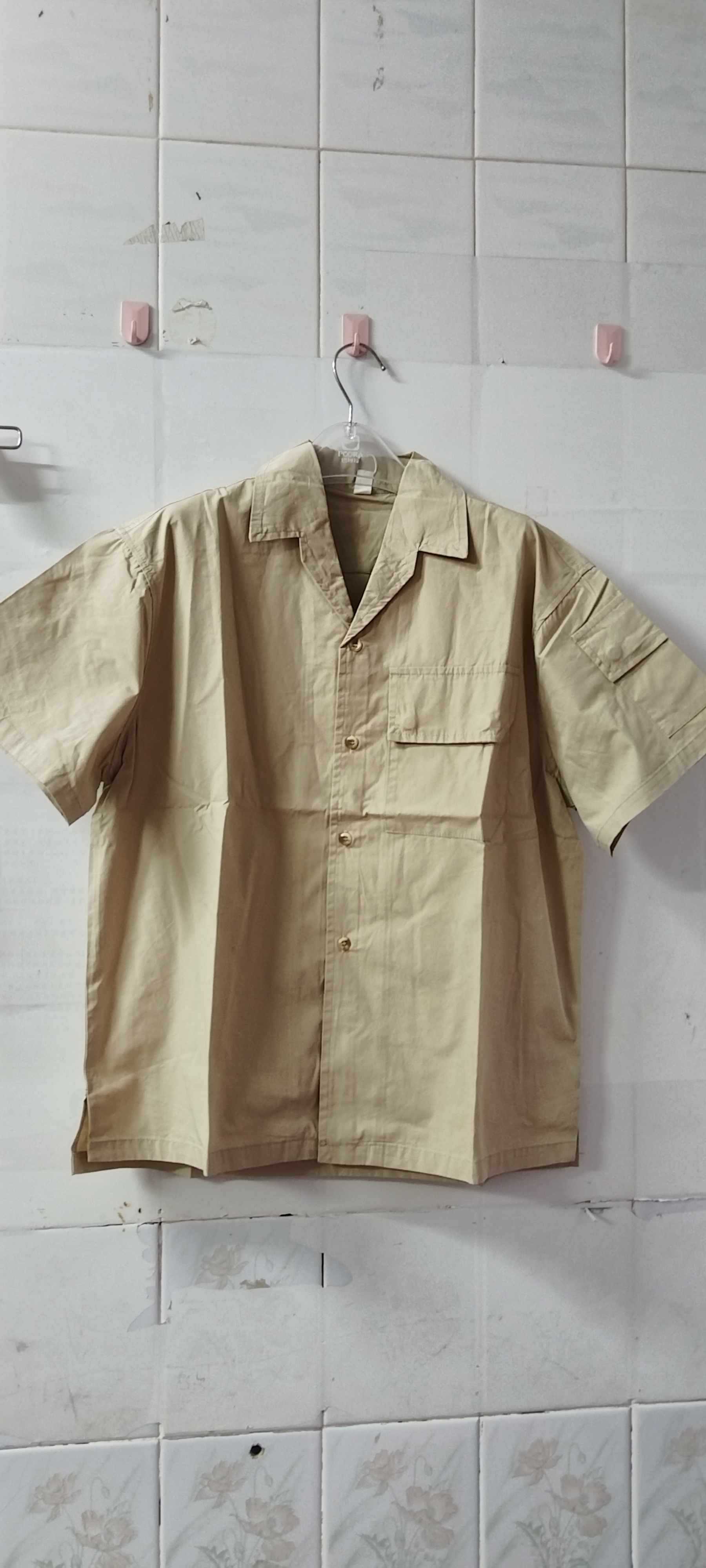 花T彩专柜正品男童短袖衬衫夏季青少年工装新款纯棉15.16.17.180