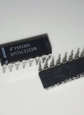 DM74LS123N电子元器件 集成块IC芯片进口电路配件双列DIP插件
