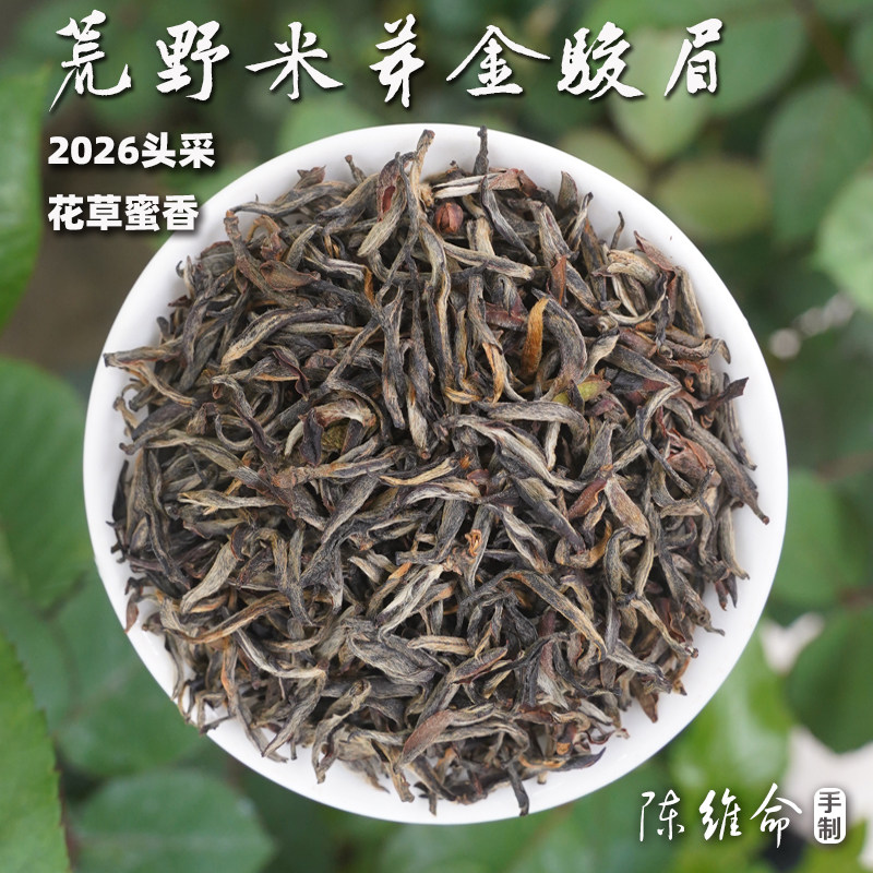 【荒野米芽金骏眉】2026山野气息花草蜜香，高山头采125g