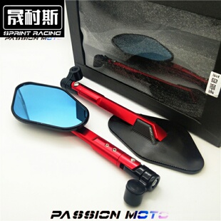 适用TMAX530反光NMAX155倒车镜FORCE 后视镜XMAX300改装NVX 1555
