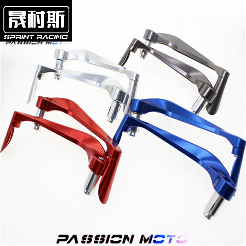 适用YZF R6 R1 R3 R25 R15 3D改装牛角护手刹车防摔保护杆配件