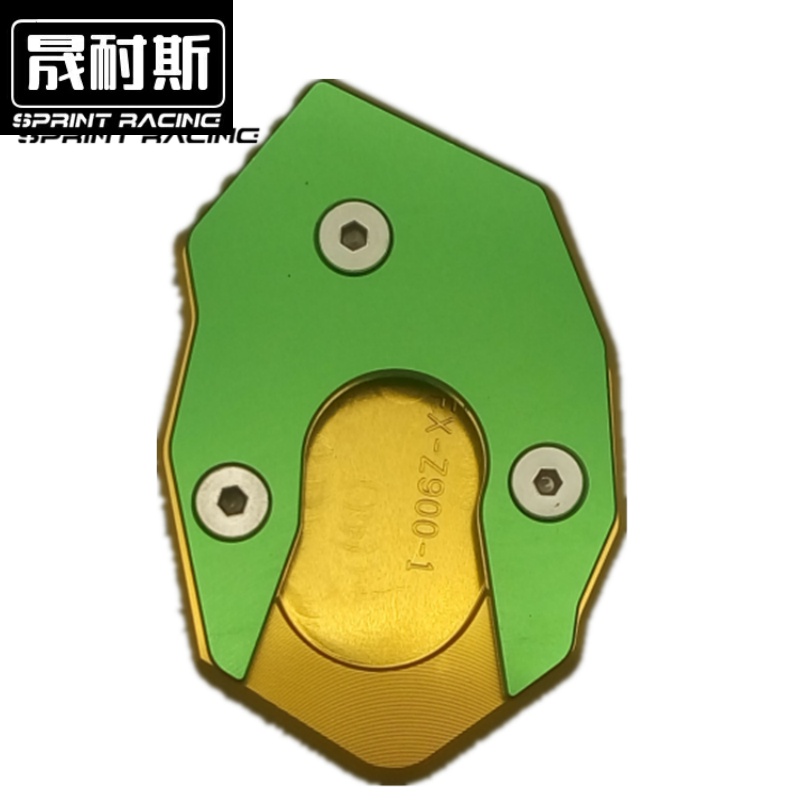 适用于川崎650 Z900RS Z650 Z800 Z900改装边撑加大座脚撑脚垫