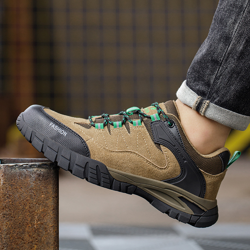 劳保鞋男防砸防刺穿耐磨轻便四季款耐磨绝缘6KV工地作安全老保鞋