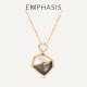 EMPHASIS艾斐诗「合」系列18K玫瑰金吊坠镶嵌贝母不含链90959P