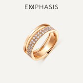 EMPHASIS艾斐诗「恒」系列18K玫瑰金戒指钻戒93059R