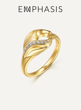 EMPHASIS艾斐诗「盛」系列18K黄色黄金钻石戒指95765R