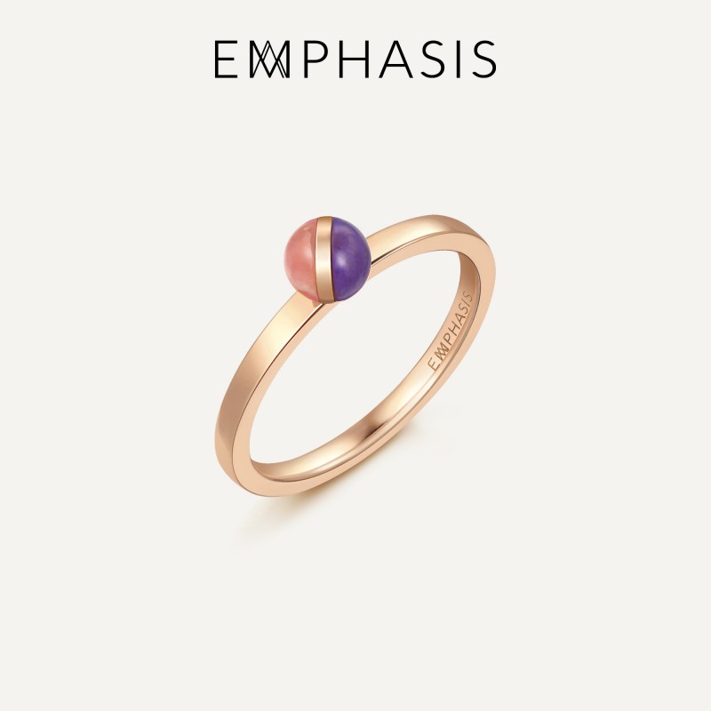 emphasis艾斐诗宇」戒指18k金