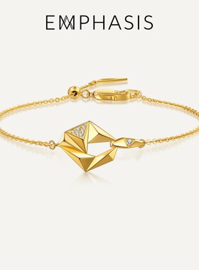 EMPHASIS艾斐诗「冠」系列黄金足金钻石手链95862B预订