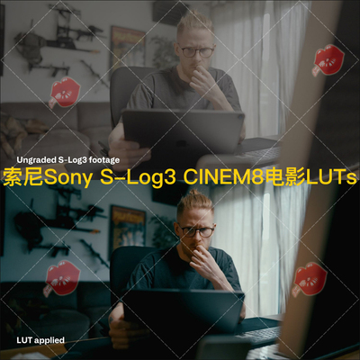 索尼Sony S-Log3电影质感高品质3D LUT风格化调色预设CINEM8 LUTs