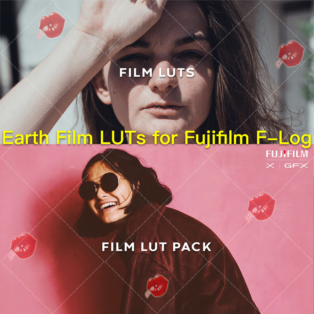 Fujifilm富士F-Log电影胶片风格预设+Rec.709高品质视频调色LUTs