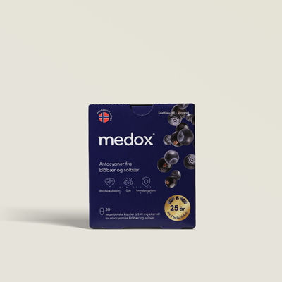 挪威原装进口MEDOX花青素欧越橘野生越橘 30粒/盒