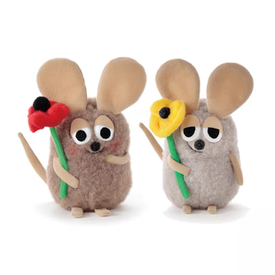 日本Leo s害羞阿佛黄花红花阿佛挂件毛绒可爱呆萌公仔毛绒 Lionni