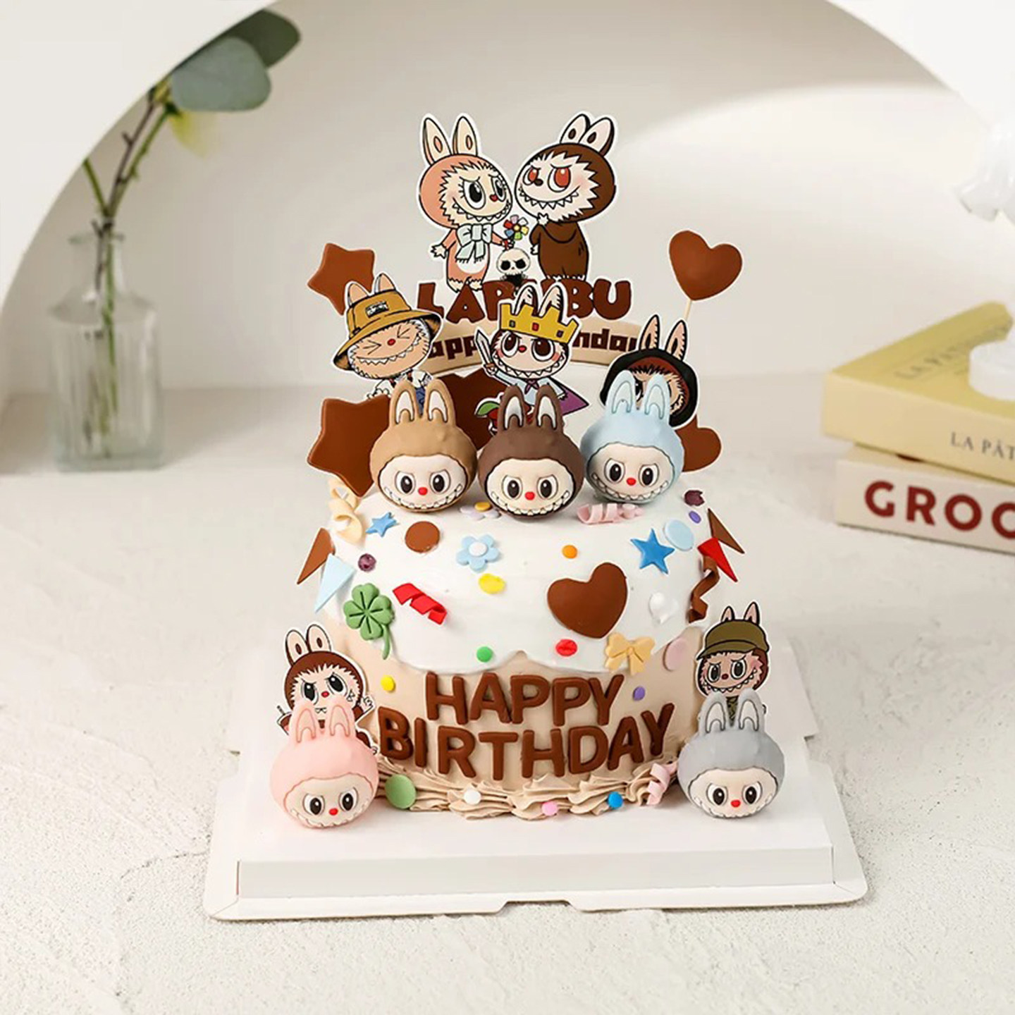 网红布布蛋糕装饰摆件潮牌bubu儿童生日甜品台插件烘焙装扮,节庆用品/礼品,节日装扮用品,淘宝优惠券,粉丝福利购,淘宝优惠卷