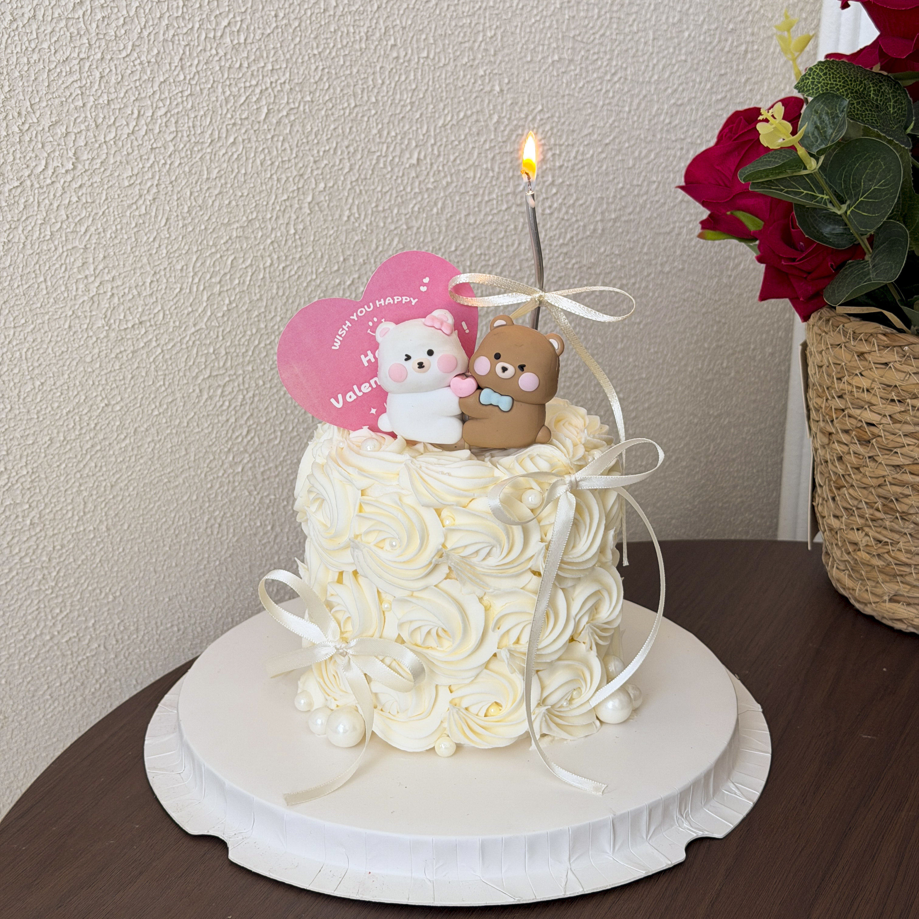 网红情人节蛋糕装饰214七夕520连体小熊摆件红色爱心卡片甜品插件,节庆用品/礼品,节日装扮用品,淘宝优惠券,粉丝福利购,淘宝优惠卷