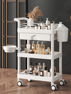 美容院专用小推车医用治疗车手推置物架仪器车放置架理发店工具车