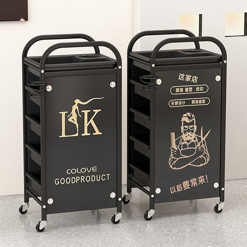 美发小推车理髲店工具柜美容院专用手推车工作柜网红潮店烫染剪发