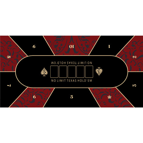 WPT德州扑克牌桌垫桌布定制