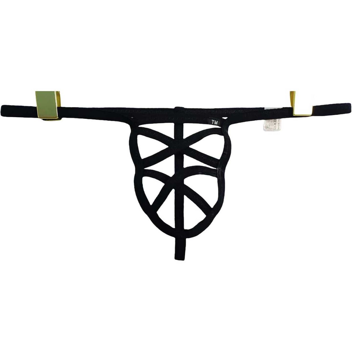 男士性感免脱一根带细绳绷带裤纯色t裤低腰内裤露臀t裤