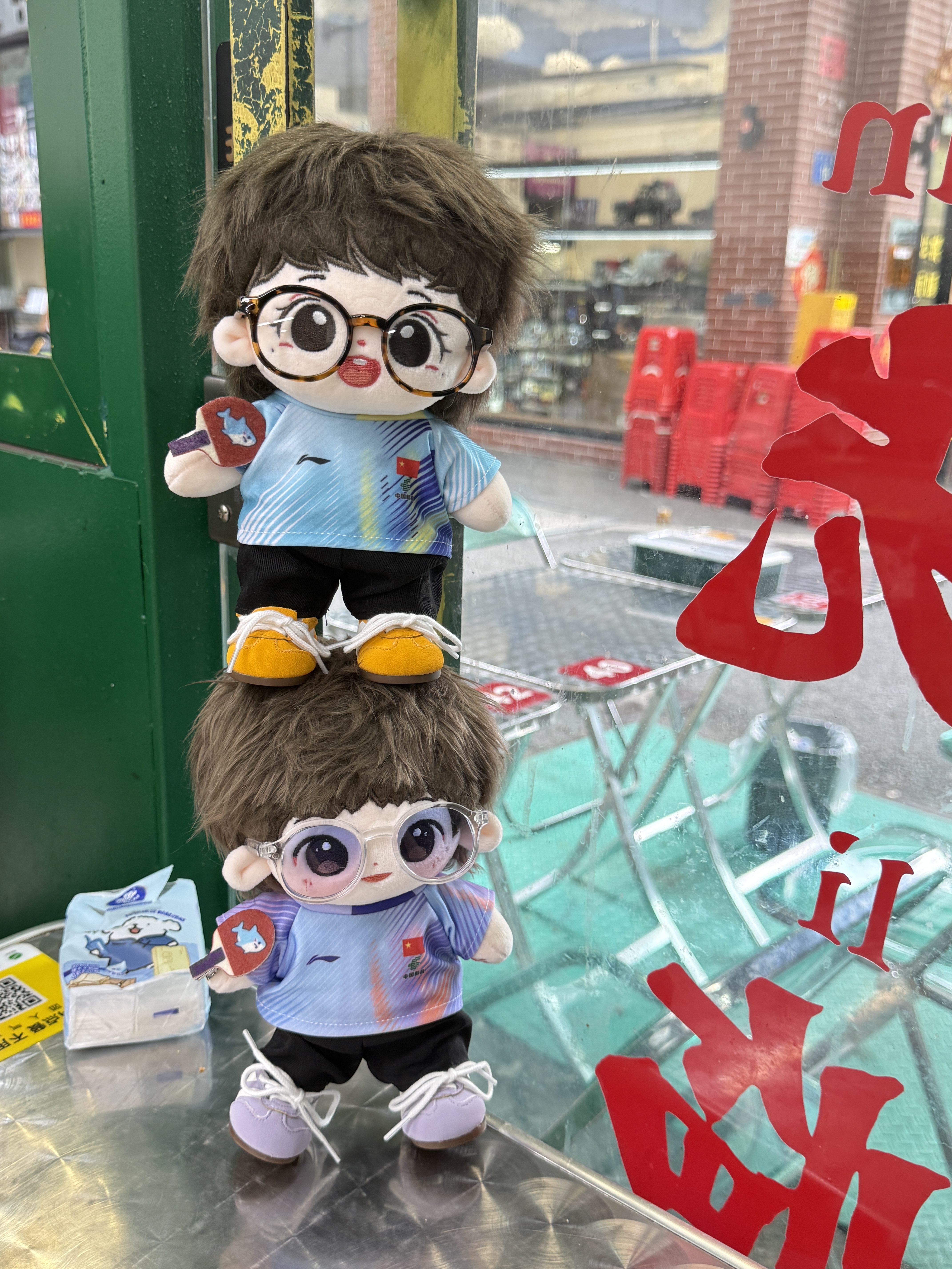 仅娃衣]孙颖莎联名肯德基公仔搪胶娃衣10可爱套装20棉花娃娃换装