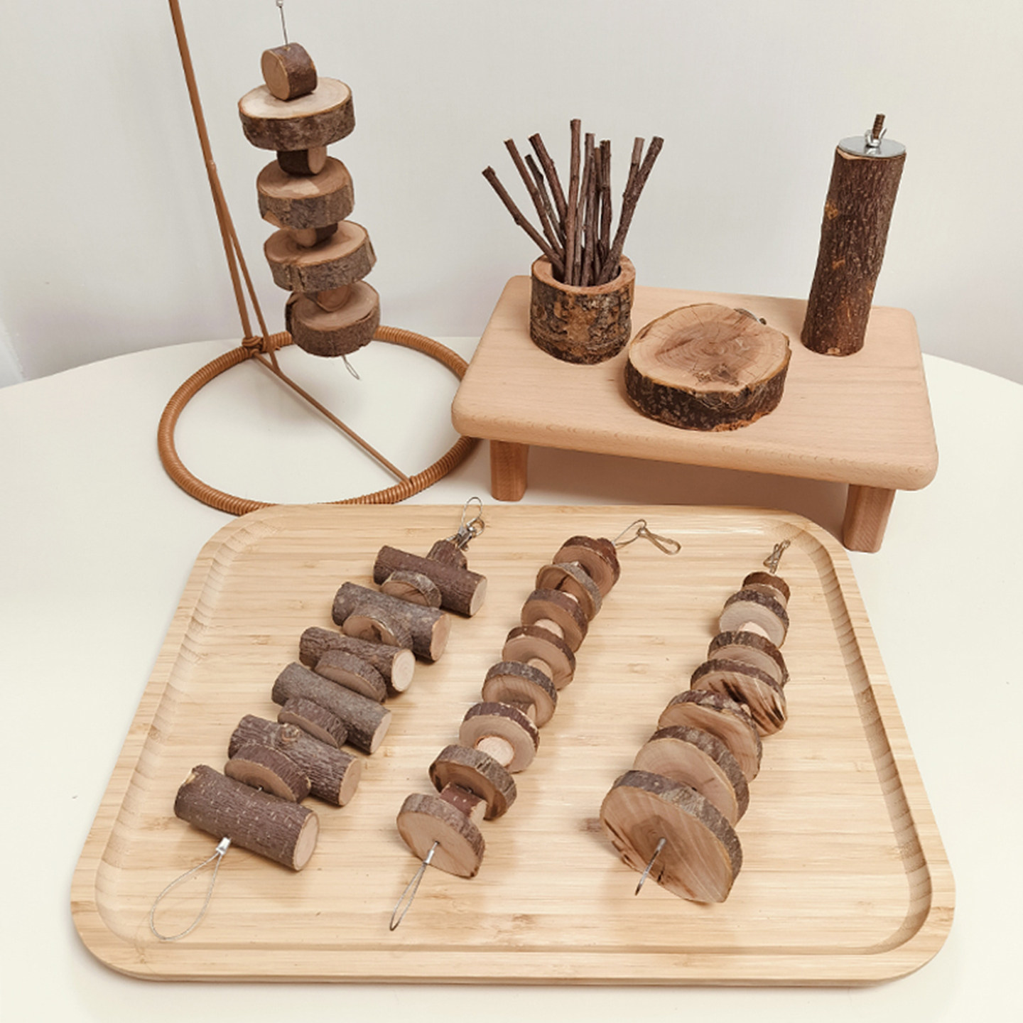 龙猫豚鼠兔子苹果木磨牙咬串小宠发泄玩具高纤维烘干挂串,宠物/宠物食品及用品,玩具/造景装饰,淘宝优惠券,粉丝福利购,淘宝优惠卷