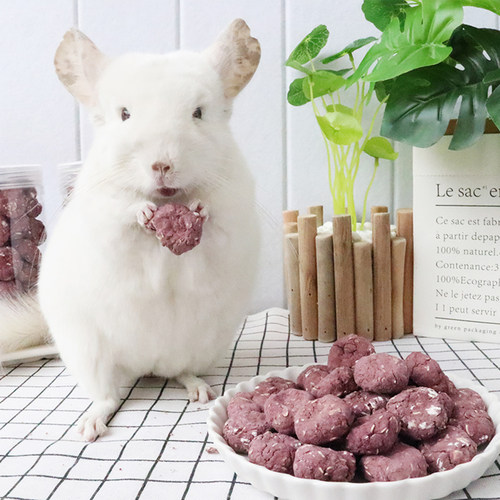 店长手工制作紫薯小宠物补钙龙猫