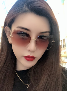 墨镜ins个性风圆脸男士太阳镜