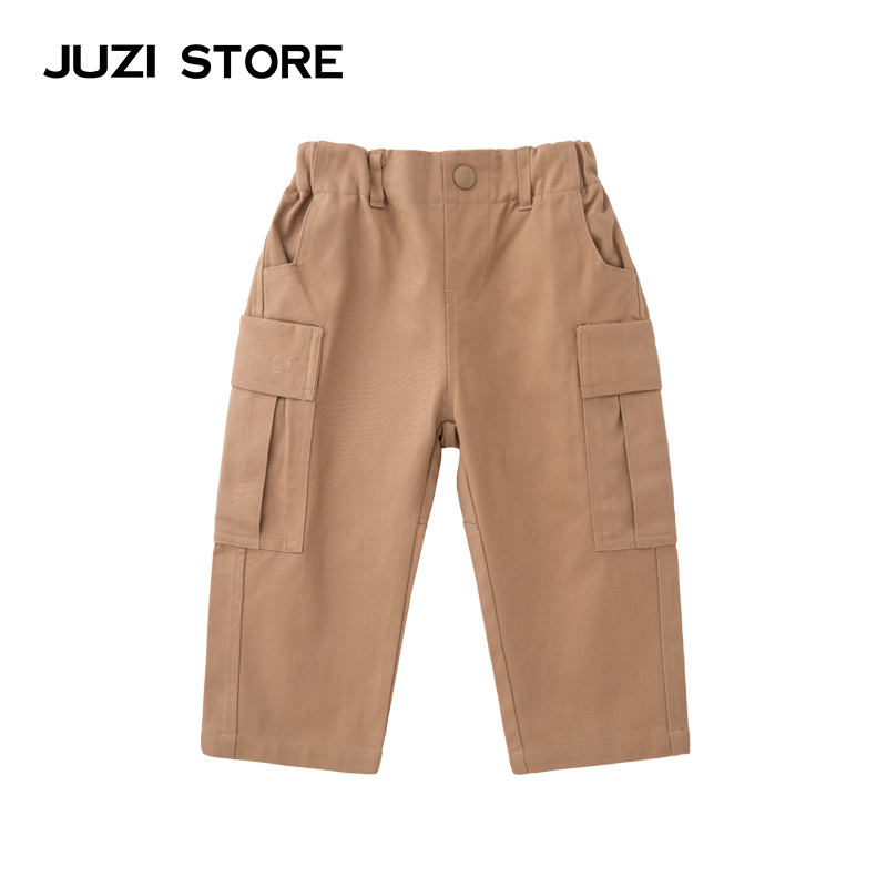 JUZI STORE童装休闲裤梭织斜纹工装风格下装长裤男女童11