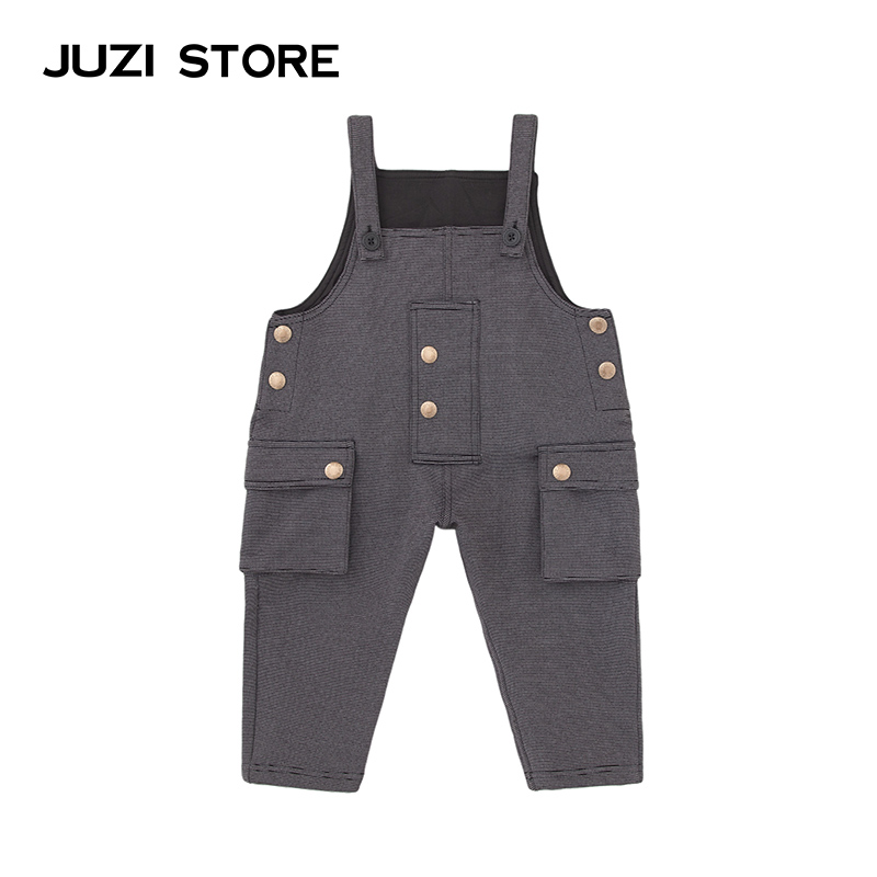 JUZISTORE工装宽松背带裤