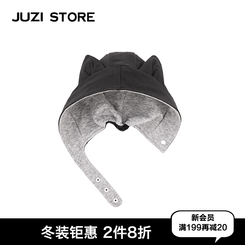 JUZISTORE帽子迷你毛圈撞色