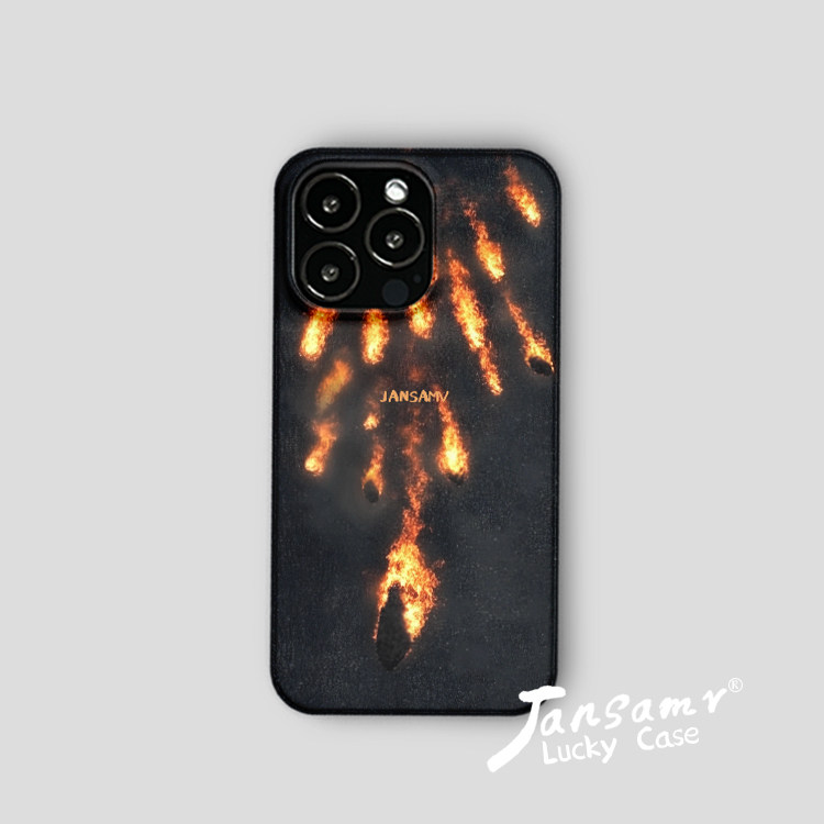 陨石天火适用苹果16pro手机壳15半包14硬壳iphone12简约13全包plus菲林二合一软壳防摔原创磨砂保护壳创意