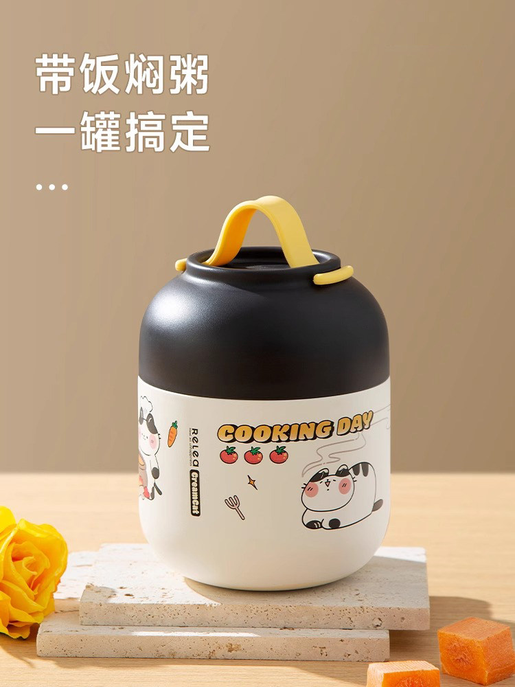 焖烧杯女宝宝焖烧壶保温饭盒焖烧罐316不锈钢外出便携儿童保温桶